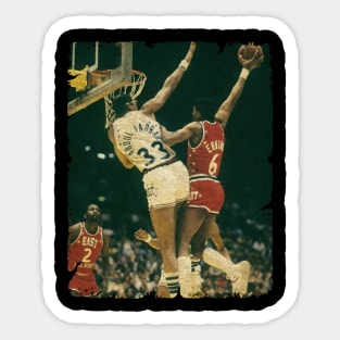 Abdul Jabbar vs Erving Sticker